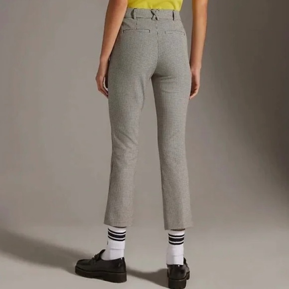 EUC. Houndstooth {Anthropologie} Essential Low Rise Slim Ankle Pants | 4 · Small - Picture 8 of 16